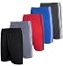 American Legend Mens Active Athletic Performance Shorts - Set 5-5 Pack, S