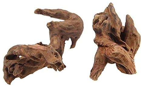 Amazon | 8個入り 水族館シンク 自然流木 エイブル流木水槽の装飾 （ 8