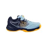 WILSON Unisex-Child RUSH PRO JR QL Jugend/Kinder Tennisschuhe, rot/weiß/orange, 31 1/3 EU