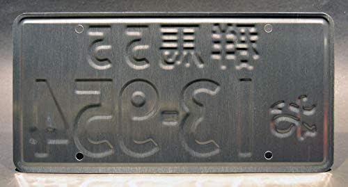 Initial D | 13-954 | Metal Stamped License Plate