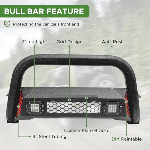 Image of Bull Bar fit for Nissan Frontier 22-26(Not fit Front Radar Sensor Models)