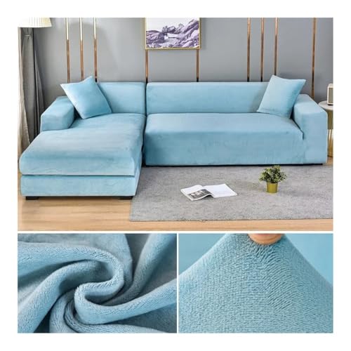 Housse de canapé d'angle pour salon familial et soirées cinéma cocooning - 2