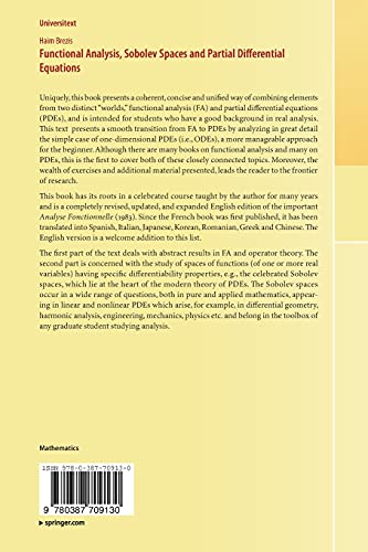 Functional Analysis, Sobolev Spaces And Partial Differential Equations (Universitext) #TOP1