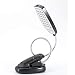28 LED Book Light, Clip on Reading Light, Flexible Book Reading Lamp, Battery Power Eye Protection for Reading in Bed (Black)