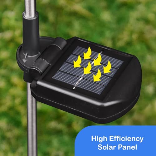 Image of GIGALUMI GL-902 Solar Jellyfish Garden Light 600mAh Battery Fibre Optic Fountain LED IP65 Waterproof Outdoor Lamp with 2V Panel for Backyards Pathways (1Pc, Multicolor)