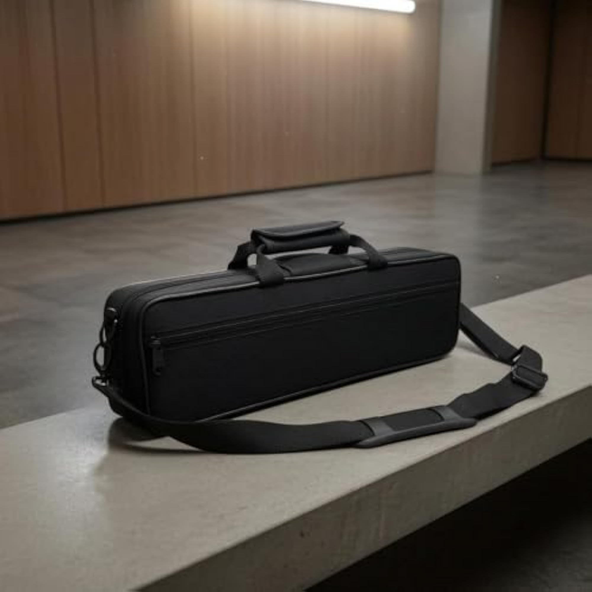 Oxford Cloth Flute Storage Case Bag with Shoulder Strap