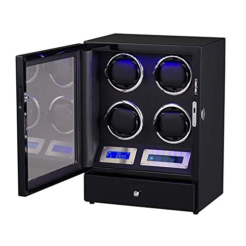 Remontoir automatique pour 4 montres LCD digital affichage LED boîte
