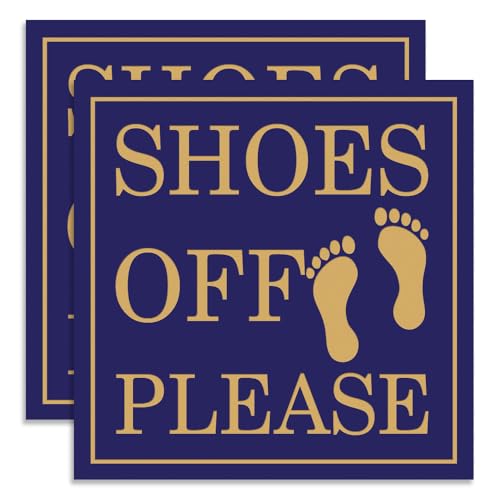 Signalétique Shoes Off Please All Quality pour éviter les sols sales