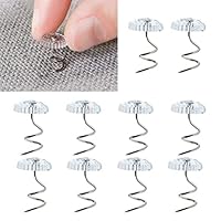 Polsternadel,50 PCS Klaren Köpfen für Sofa Twist Pins Plastik Kopf Polsternagel für Polster Couch Chair Autosofa Dachhimmel Reparatur Matratzen Bedskirts Headliner
