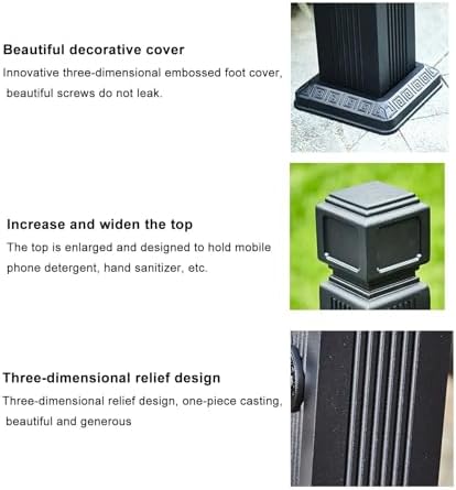 Antifreeze Outdoor Faucet Stand, Weatherproof Freestanding Hose Holder with Brass Faucet, Ideal for Garden Watering & Car Washing, Durable Hydrant Water Feature Fountain