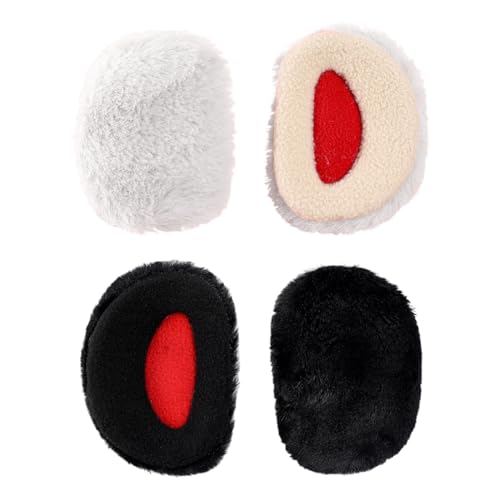 ZORVYN 2 Par de Orejeras de Invierno Forradas y Suaves, Protectores de Oídos Contra Viento/Frío, Cubren Totalmente la Oreja (Unisex)