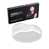 CCbeauty 100pcs Disposable Face Hairspray Shield Mask Bang Hair Cutting Shield for Women Salon Face...