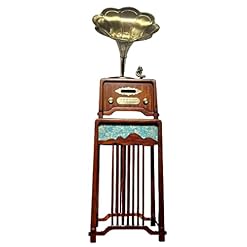ANUGU Gramophone, Tourne-Disque Vinyle de Salon rétro, Tourne-Disque Haut-Parleur Bluetooth en Bois Massif, Tourne… - Les Beatles, Paul McCartney, John Lennon, RIngo Starr, George Harrison