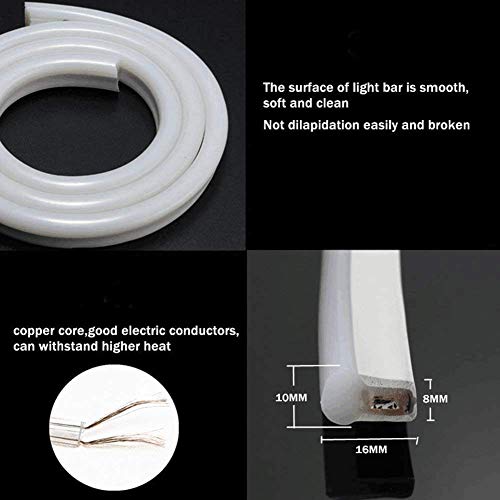 Us Stock 110V 150'Ft Flexible Led Neon Rope Light Halloween Party Store Home Garden Decor Indoor/Outdoor Soft Tube Lighting Strips Bright Commercial (Orange) #TOP7