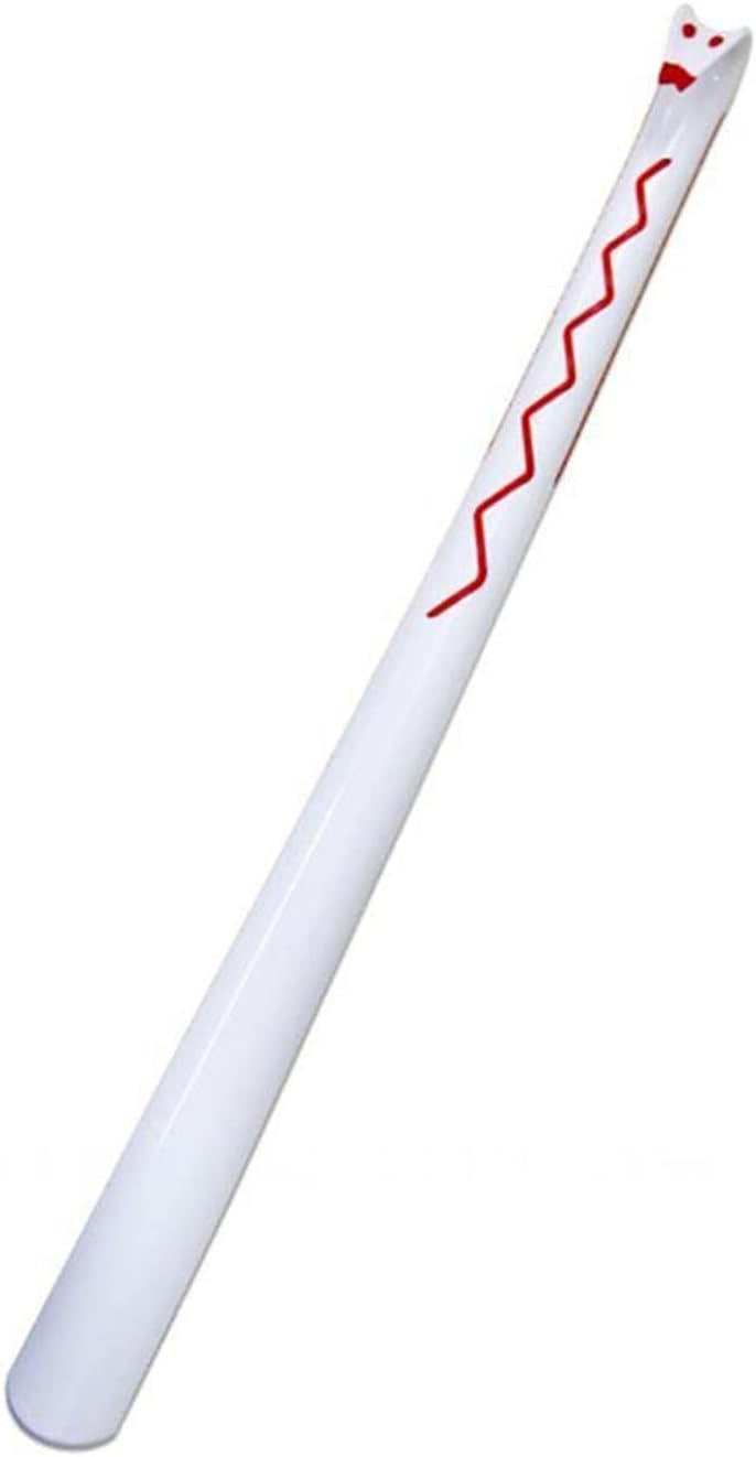 SYLLABARY Calzascarpe Lungo 60 Cm - Con Manico Ergonomico, Per Stivali E Scarpe, Unisex, Nero/Bianco/Rosso - Foto 2