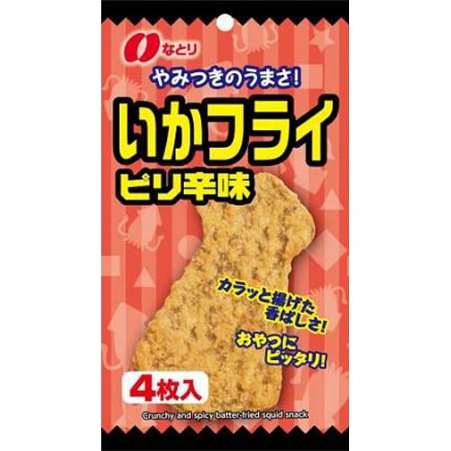 YC2022年9月12日発売 なとり 4枚 いかフライピリ辛味×10個 ＋税