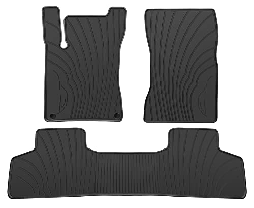 Lwope Car Floor Mats Custom Fit for Mercedez Benz GLB 250 200 35 AMG 2020-2025 Black Rubber All Weather Protection Auto Floor Liners Heavy Duty Odorless by Lwope - Used condition - US$23.39