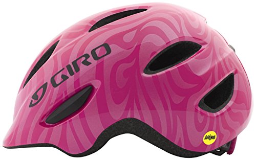 Giro Scamp MIPS Youth Recreational Bike Cycling Helmet - Extra Small (45-49 cm), Bright Pink Swirl (Discontinued)