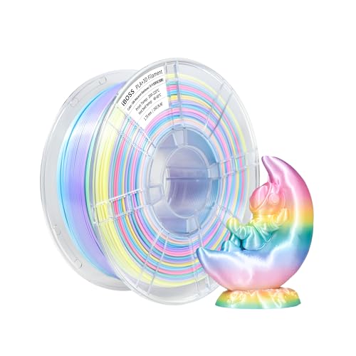 Filament iBOSS PLA Plus Tęczowy Jedwabny (RAINBOW SILK)