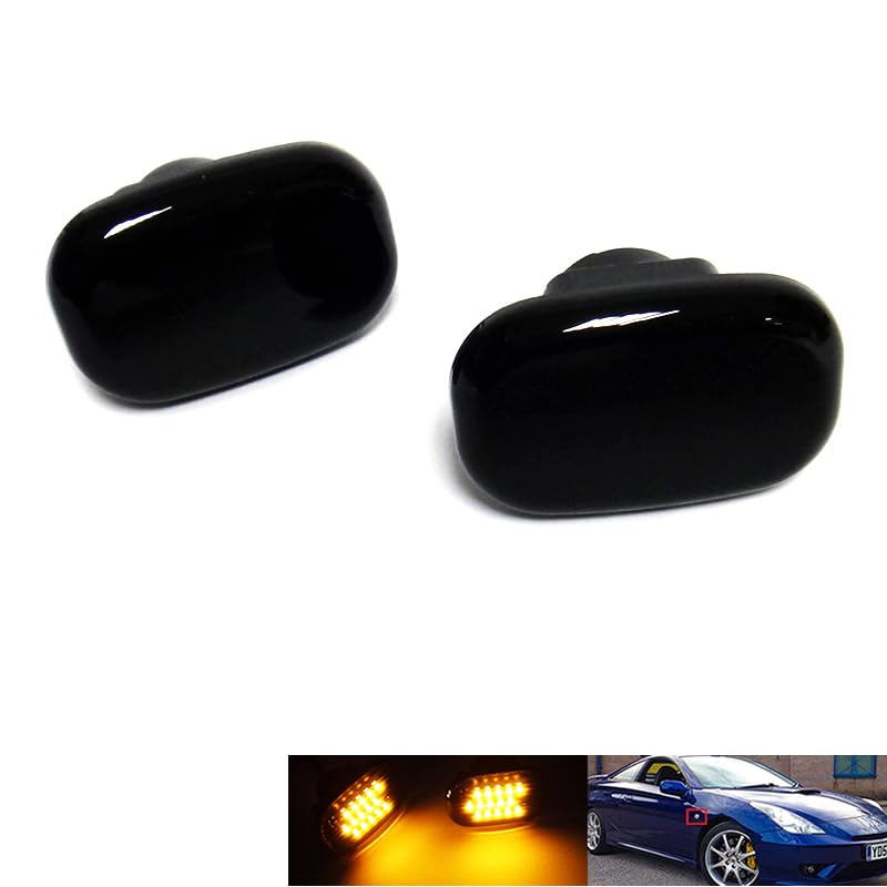 Répétiteurs clignotants LED Hi-Lux VII fumés noirs RZG pour RAV4