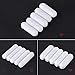 5pcs Type C Stir Bar, White Color Stir Rod Magnetic Stir Plate Bar PTFE Material Stir Plate Magnet Stick for Laboratory Stirrer Flea Lab Spinner (C7*30mm)