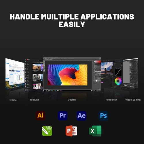 C2 Mini-pc, met Intel N150 processor (tot 3,6 GHz), mini-computer, 12 GB RAM, 512 GB SSD, mini-desktop-pc - Afbeelding 6