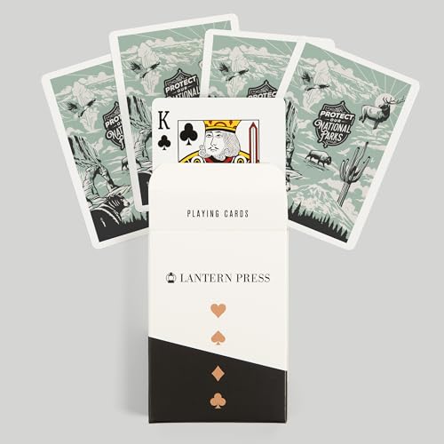 Baraja de Poker Lantern Press Protect Our National Parks miniatura 6