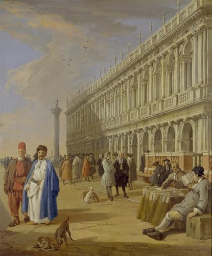 Cuadro de Venezia Luca Carlevaris para Decorar Paredes Vacías de Oficina 60x90cm