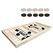 Gra Air Hockey Table, Tabletop Slingshot Drewniana gra hokejowa, gra planszowa dla dzieci, Interaktywna gra planszowa dla dzieci dla rodziców i dzieci