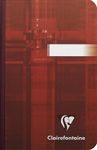 Clairefontaine Clothbound Notebook - Ruled 96 Sheets - 3 1/2 X 5 1/2 - Sold Individually (Assorted Cover Color Chosen At Random) #TOP1