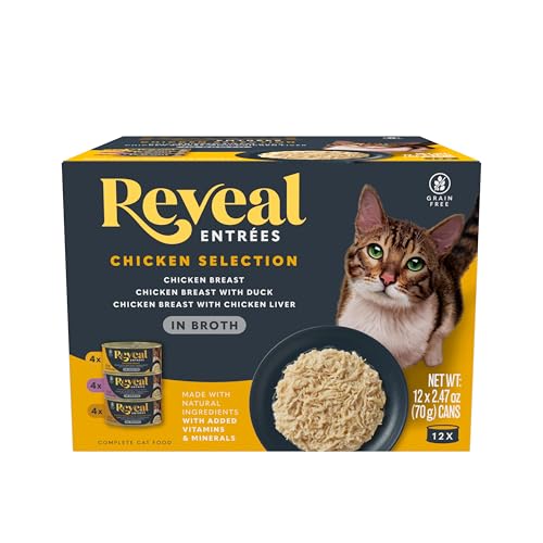 Reveal Entrées Natural Wet Cat Food, Grain-Free with Added Vitamins