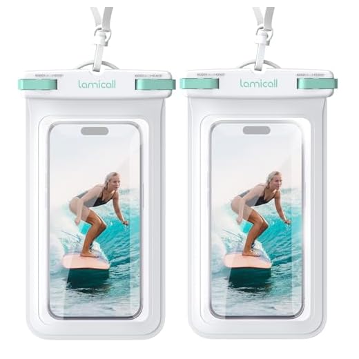 Lamicall 2 Pack Green White Cell Phone Bag, for Mother Mom Father Teens