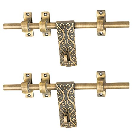 GAIYERA 12 inches Aluminium Door Fittings Aldrop Set | Main Double Door Hardware Aldrops | Lightweight Latch for Home Gate, Brass Antique Finish | 2 Aldrop, (Creta) (B09Z2YTY19) Amazon Price History, Amazon Price Tracker