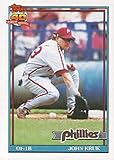 Baseball MLB 1991 Topps #689 John Kruk VG Phillies