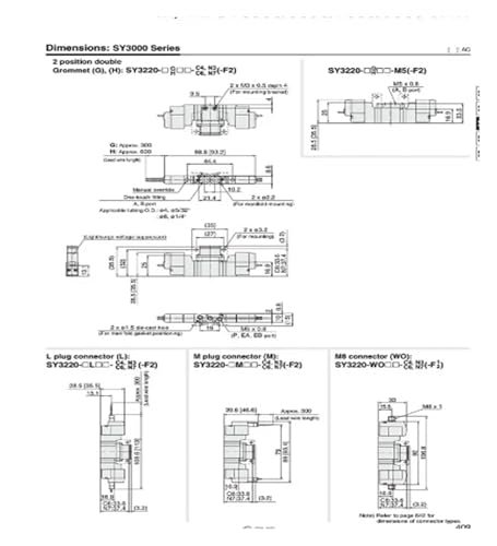 Vanne pneumatique SY3220-5LZD-M5 à commutation rapide - 6