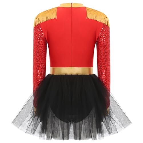 Costume cirque ringmaster femmes à manches longues extensible