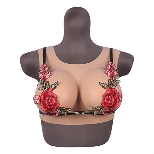 Formes de poitrine en silicone réalistes F 1500g pour cosplay et prothèse