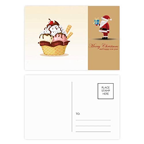 Cartes postales biscuits cerise chocolat pour décorer vos cadeaux de table