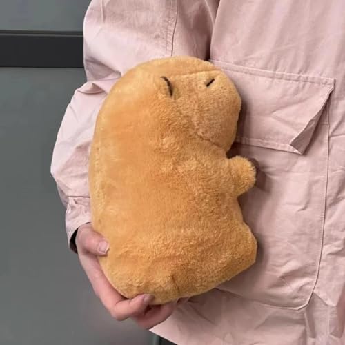 Image of HUG 'n' FEEL SOFT TOYS Capybara 25cm Plush Soft Toy Stuffed Animal Ultra Soft Huggable and Cuddly Gift for Kids Girls Boys Perfect for Birthday Valentine's Day