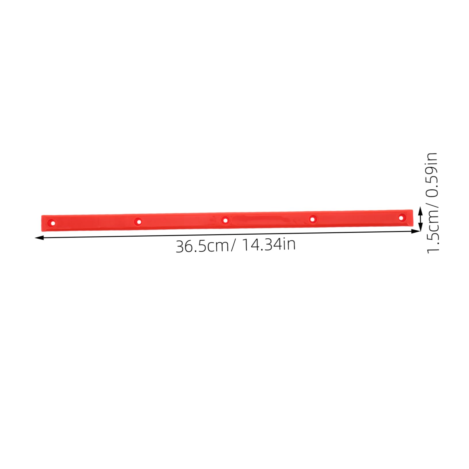 KOMBIUDA Skateboard Rib Bones Rails Abs Rail Guards Sturdy Bumper for Protection