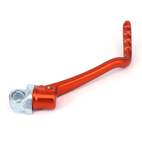 Levier de kick moto JFG RACING en alliage d'aluminium anodisé orange