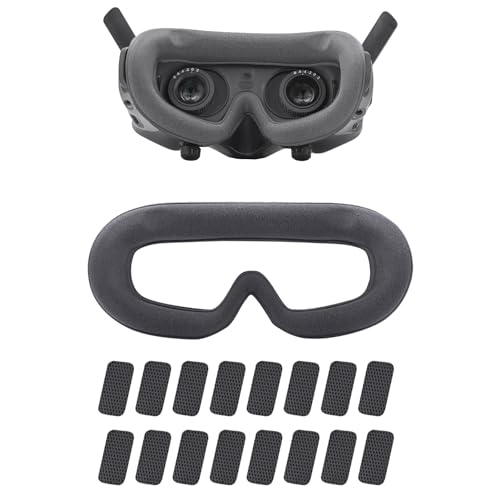 Replacement Face Padding Compatible for DJI Goggles 3 Soft Foam Sponge Eye Pad Compatible for DJI Avata 2 Accessories Goggles 2-3 Face Cushion Cover Sweat-Proof Non-Slip