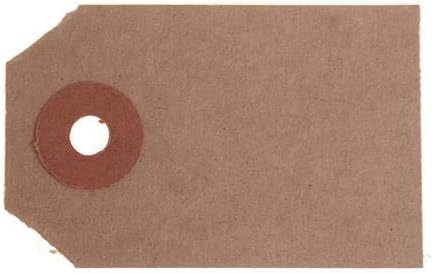 ValueX Reinforced Unstrung Tag, 82x41mm, Buff, Pack of 1000, Brown, 82 x 41 mm