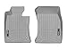 WeatherTech Custom Fit FloorLiners for Mini Convertible, Cooper, Hardtop, Roadster, Clubman - 1st Row (461361), Grey