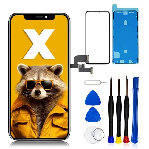 EFAITHLIFE for iPhone X Screen Replacement Frame Assembly LCD Display and 3D Touch Screen Digitizer with Repair Tools