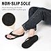 ERGOfoot Orthotic Flip Flops with Arch Support, PU Thong Sandals Walking Comfort with Orthopedic Support for Plantar Fasciitis Flat Feet, Beach Slippers for Women Men/Black
