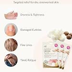 Epielle Hydrating Hand Mask 6 Pairs, Relieve and Soften with Shea Butter & Jojoba Oil, Deep Moisturizing Gloves for Dry, Cracked Hands, Self Care Gifts for Women, Spa Kit, Stocking Stuffers - Image 4
