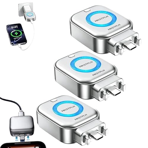 AI Smart Auto Cut Adapter Full Battery Auto Disconnect Protects Health for iPhone Android 140W Smart Cut Charger Automatic Power Off Fast Charging Stop Overcharge Prevention USB C Cable Phone Laptop