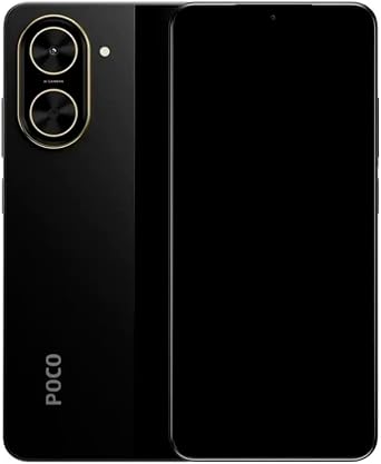 Poco C71 4G LTE for Tmobile Mint Tello & Global 64GB + 3GB 32MP Dual Camera 6.88" 120Hz Octa Core Unlocked Model 25028PC03G Black | 32MP