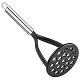 TENTA KITCHEN Good Grips Nylon Potato Masher Ricer Press Blender Crusher for Non-Stick Cookware With Heat Resistant Stay Cool Stainless Steel Handle